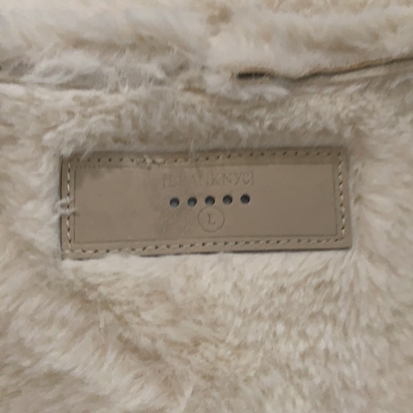 NEW Blank NYC Faux Shearling and Leather Trooper Vest - Picture 3 of 5